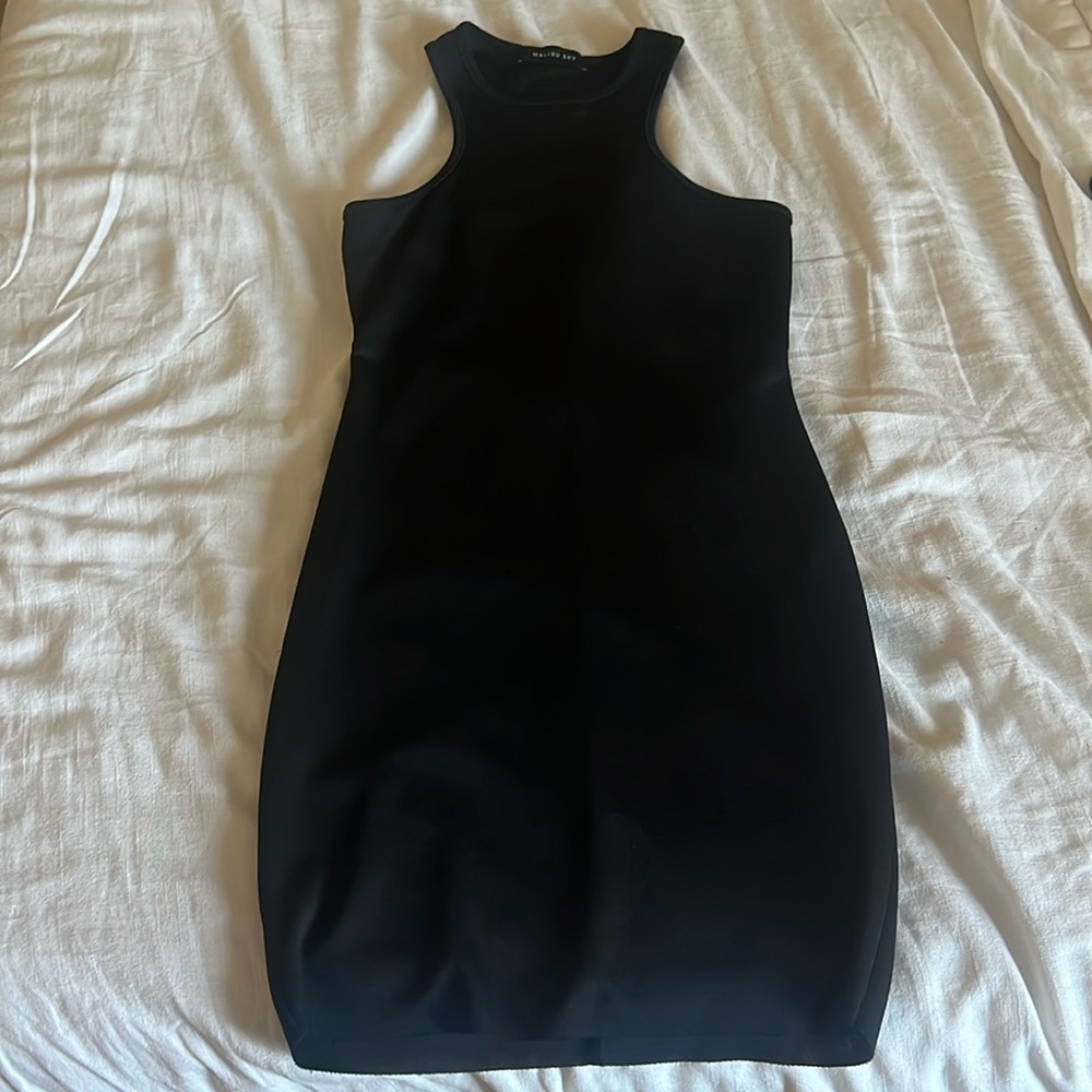 MALIBU SKY black minidress